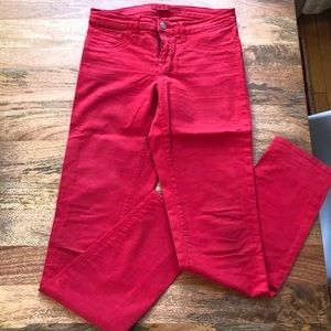 JBrand 811 brt red skinny jeans